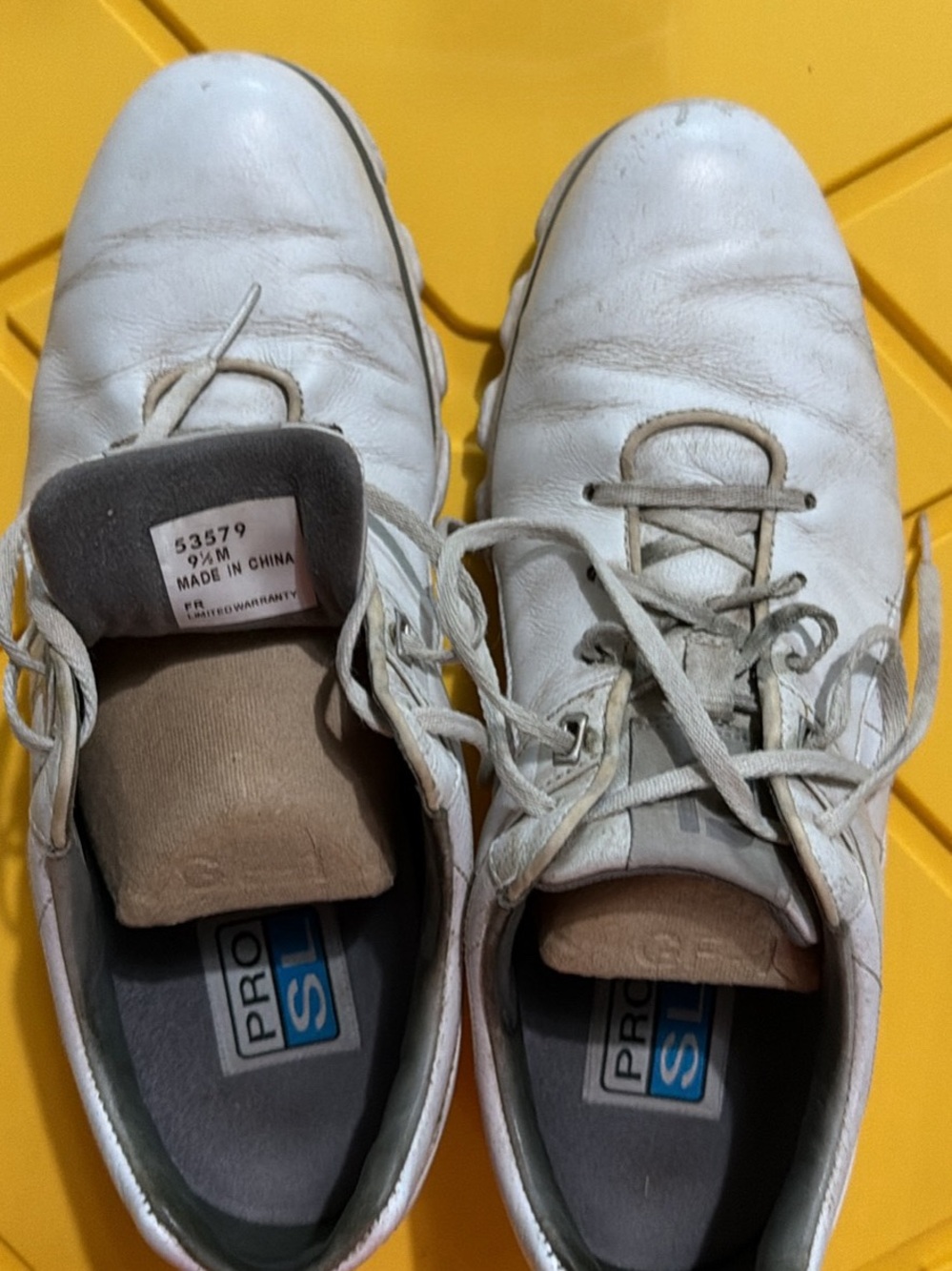 FootJoy White Leather Men's Golf Sneakers
